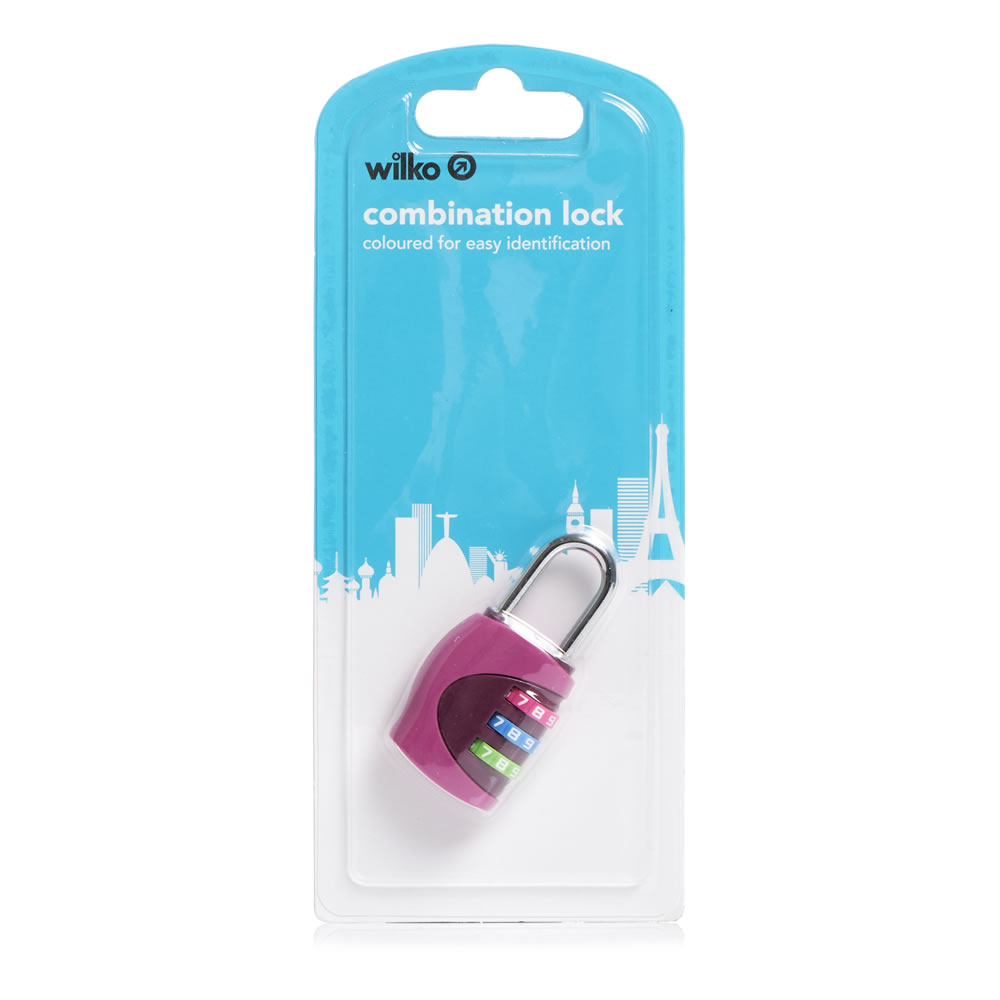 luggage locks wilko
